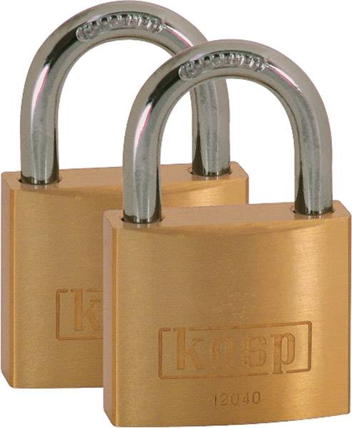 Kłódka Kasp K12040D2 40 mm z zamkiem kluczykowym - obrazek 1