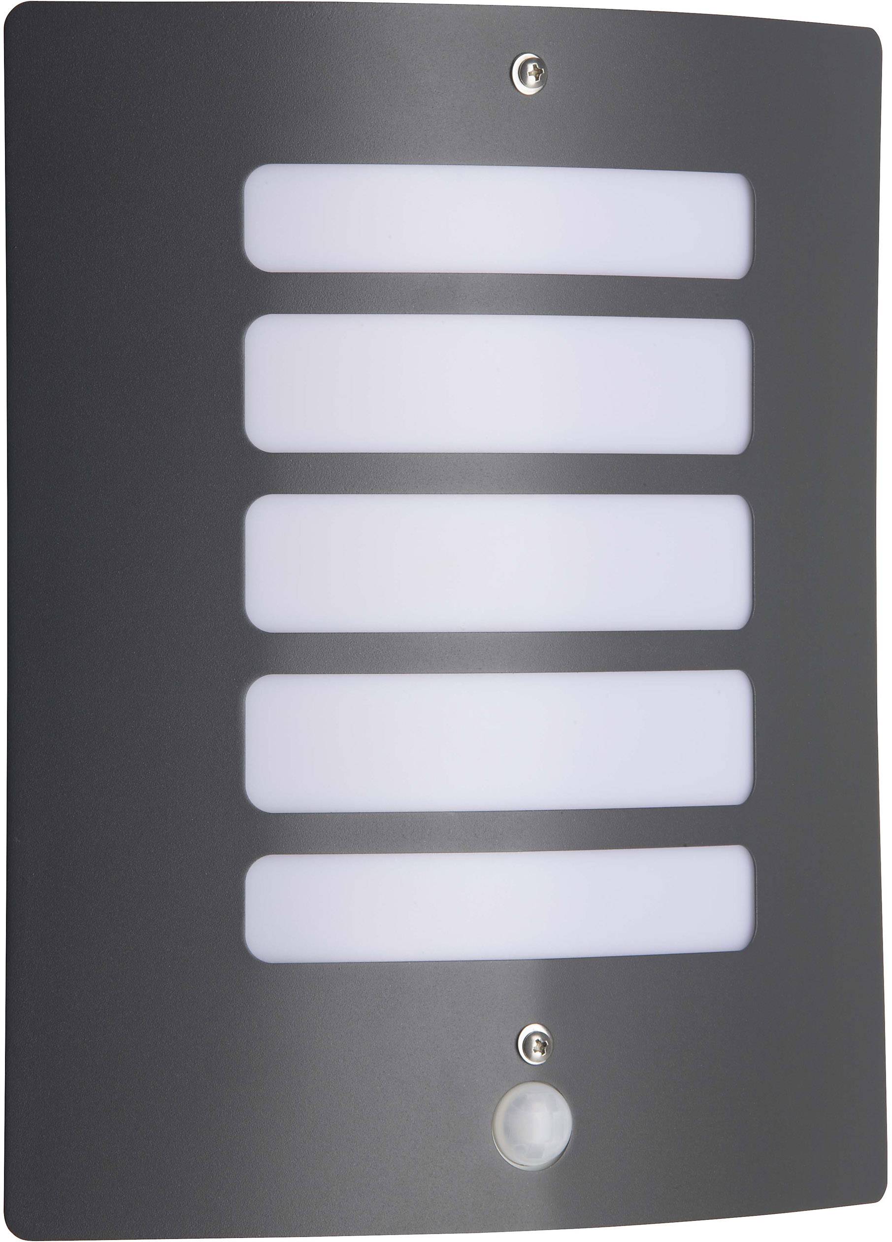 Zewnętrzna lampa ścienna z czujnikiem ruchu Brilliant Todd 47698/63 60 W IP44 - obrazek 1
