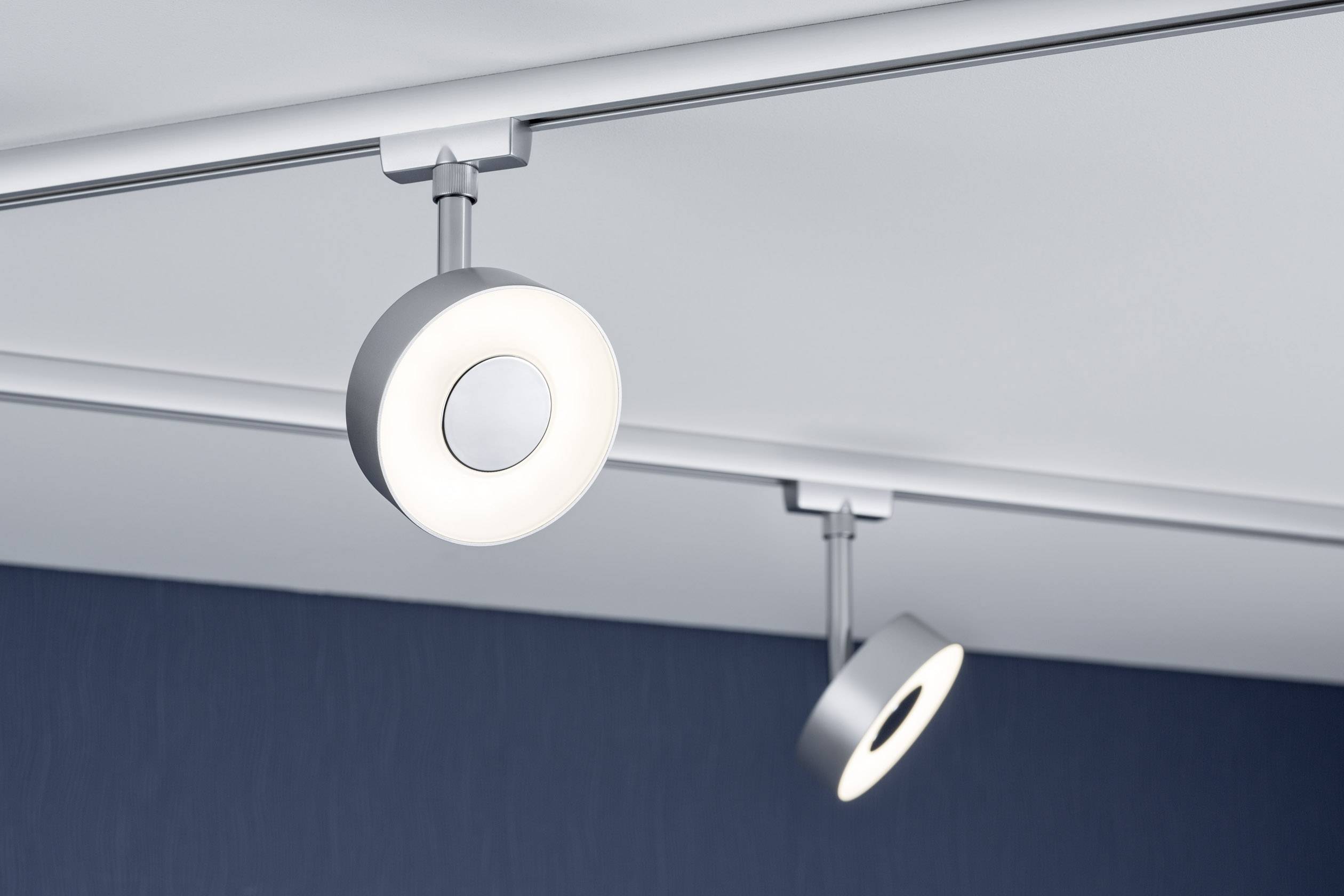 Lampa do systemu szynowego, wysokonapięciowego Paulmann Circle 95271 LED wbudowany na stałe 5 W LED 308 lm chrom (matowy - obrazek 1
