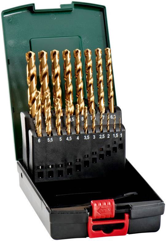 Metabo 627173000 Zestaw wierteł krętych do metalu 19 szt. 1 mm, 1.5 mm, 2 mm, 2.5 mm, 3 mm, 3.5 mm, 4 mm, 4.5 mm, 5 mm, - obrazek 1