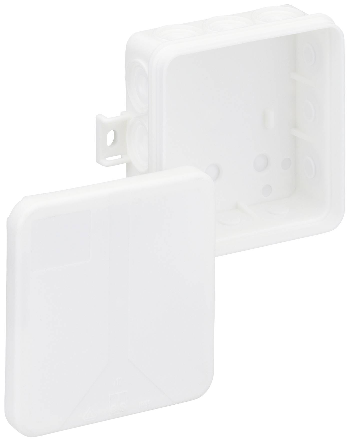 Puszka instalacyjna Spelsberg i 12-L/w, IP55, (D x S x W) 85 x 85 x 37 mm, biały, 1 szt. - obrazek 1