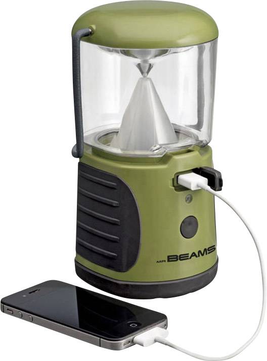Latarnia kempingowa Mr. Beams MB470, Zasilanie: bateryjne, zielony, 725.75 g - obrazek 1