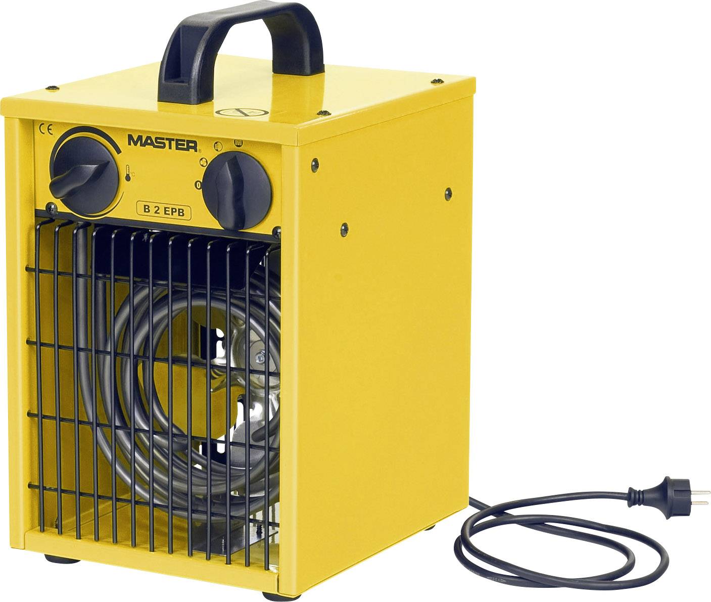 Master Klimatechnik B-2IT Grzejnik budowlany 1000 W, 2000 W żółty, czarny - obrazek 1