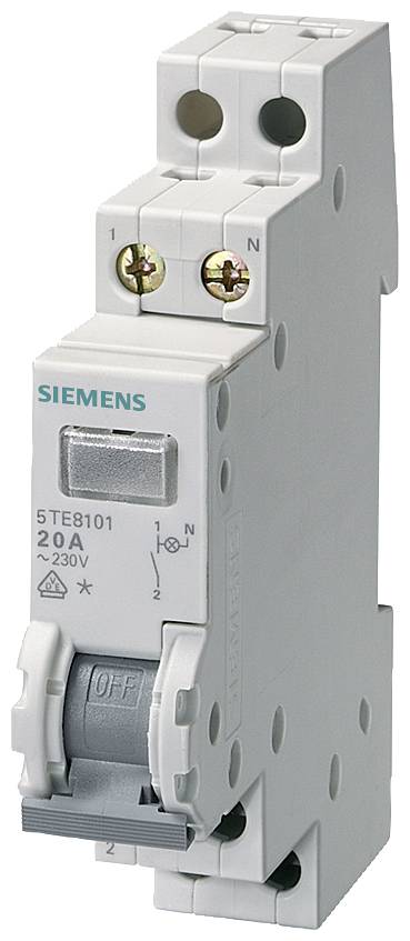 Przełącznik sterujący szary 20 A 3 NO Siemens 5TE8103 - obrazek 1