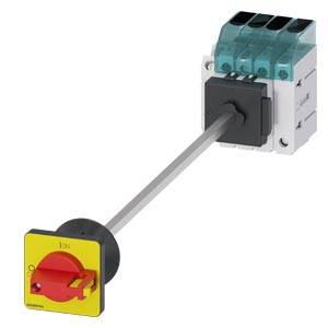 rozłącznik izolacyjny czerwony, żółty 4 styki 16 mm² 25 A 1 NO, 1 NC 690 V/AC Siemens 3LD31401TL13 - obrazek 1