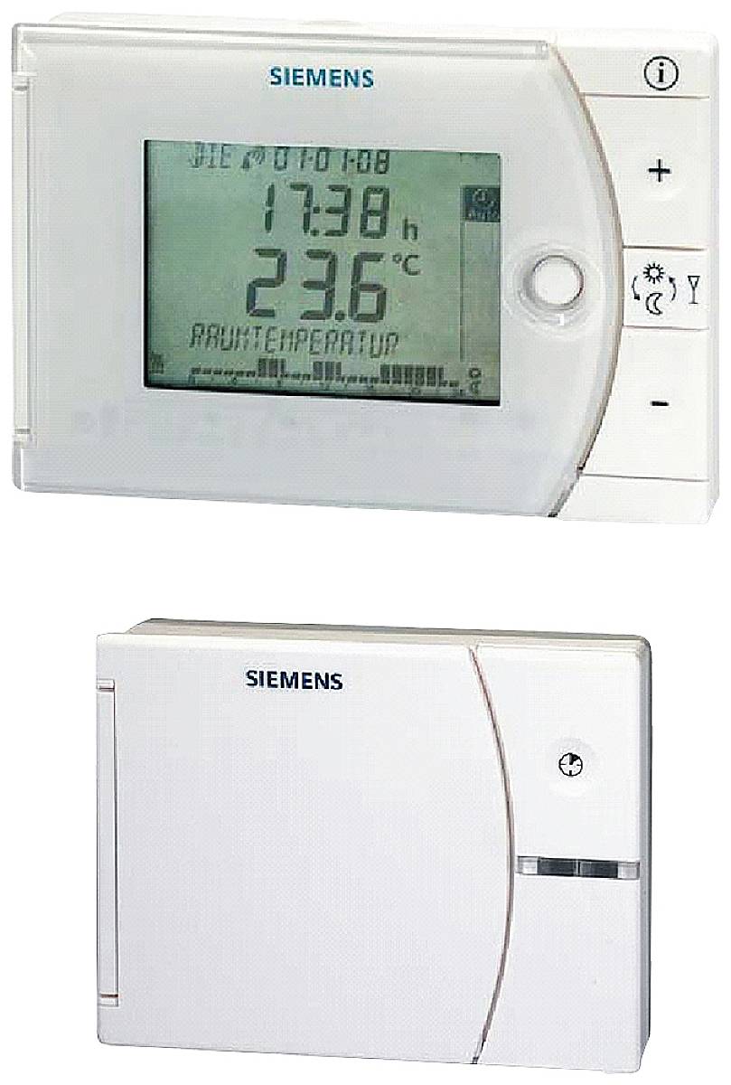 Termostat pokojowy Siemens BPZ:REV24RF/SET BPZ:REV24RF/SET ścienny, rura 1 szt. - obrazek 1