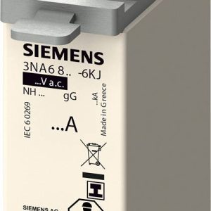 Siemens 3NA68176KJ Bezpiecznik użytkowy Kompatybilne bezpieczniki o rozmiarze 000 – 4 Rozmiar bezpiecznika = 0 40 A 690