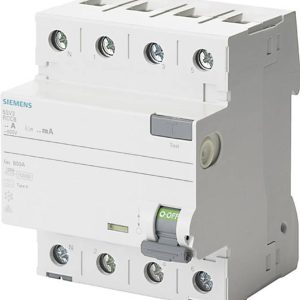 Siemens 5SV36426KL Wyłącznik różnicowoprądowy A 4 styki 25 A 0.3 A 400 V Siemens 5SV36426KL Wyłącznik różnicowoprądowy A 4 styki 25 A 0.3 A 400 V