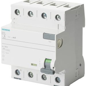Wyłącznik różnicowoprądowy Siemens 5SV36476KL, 4 styki, 80 A, 0.3 A, 400 V Wyłącznik różnicowoprądowy Siemens 5SV36476KL, 4 styki, 80 A, 0.3 A, 400 V