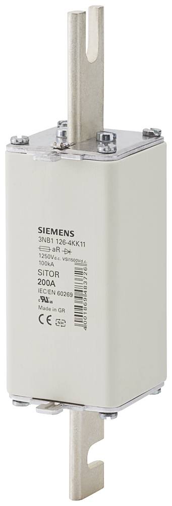 Siemens 3NB11284KK11 Bezpiecznik użytkowy Rozmiar bezpiecznika = 1L 250 A 2 szt. - obrazek 1