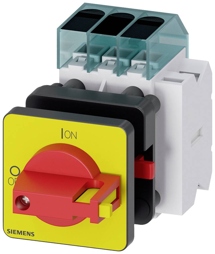 rozłącznik izolacyjny czerwony, żółty 3 styki 16 mm² 25 A 1 NO, 1 NC 690 V/AC Siemens 3LD31501TK13 - obrazek 1