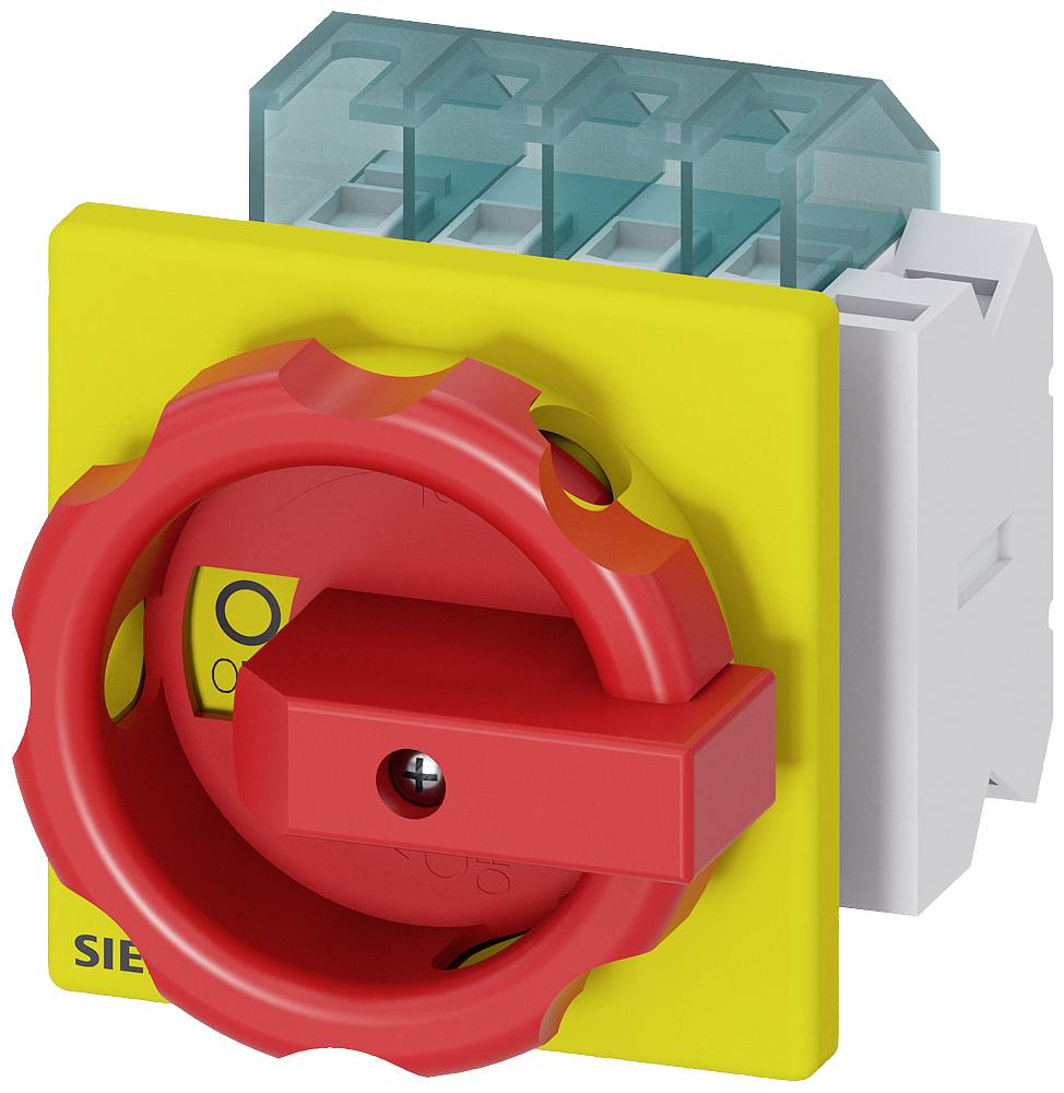 rozłącznik izolacyjny czerwony, żółty 4 styki 6 mm² 16 A 1 NO, 1 NC 690 V/AC Siemens 3LD20032EP53 - obrazek 1