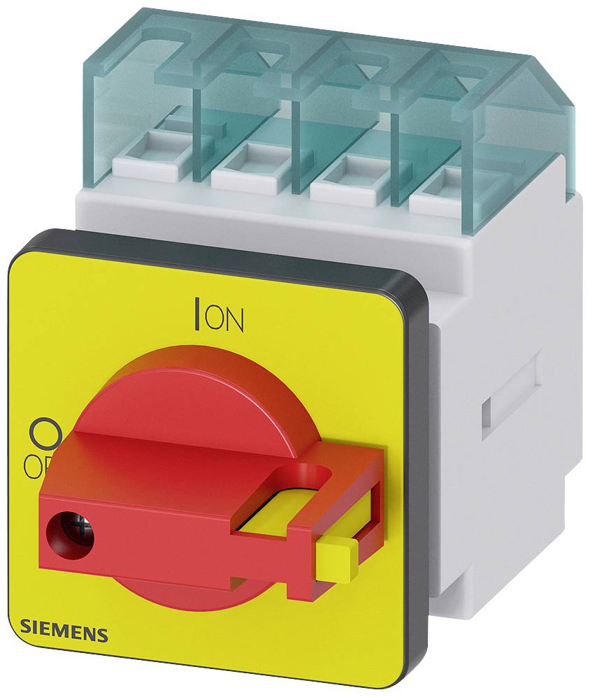 rozłącznik izolacyjny czerwony, żółty 3 styki 6 mm² 16 A 690 V/AC Siemens 3LD20220TK13 - obrazek 1