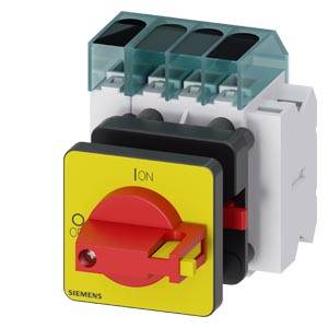 rozłącznik izolacyjny czerwony, żółty 4 styki 16 mm² 40 A 1 NO, 1 NC 690 V/AC Siemens 3LD33501TL13 - obrazek 1