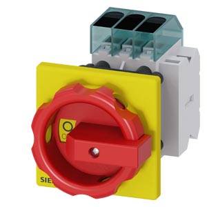 rozłącznik izolacyjny czerwony, żółty 3 styki 16 mm² 40 A 1 NO, 1 NC 690 V/AC Siemens 3LD33541TK53 - obrazek 1