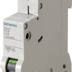Wyłącznik automatyczny Siemens 5SL4120-7 5SL41207, 1 styk, 230 V, 400 V, 20 A Wyłącznik automatyczny Siemens 5SL4120-7 5SL41207, 1 styk, 230 V, 400 V, 20 A