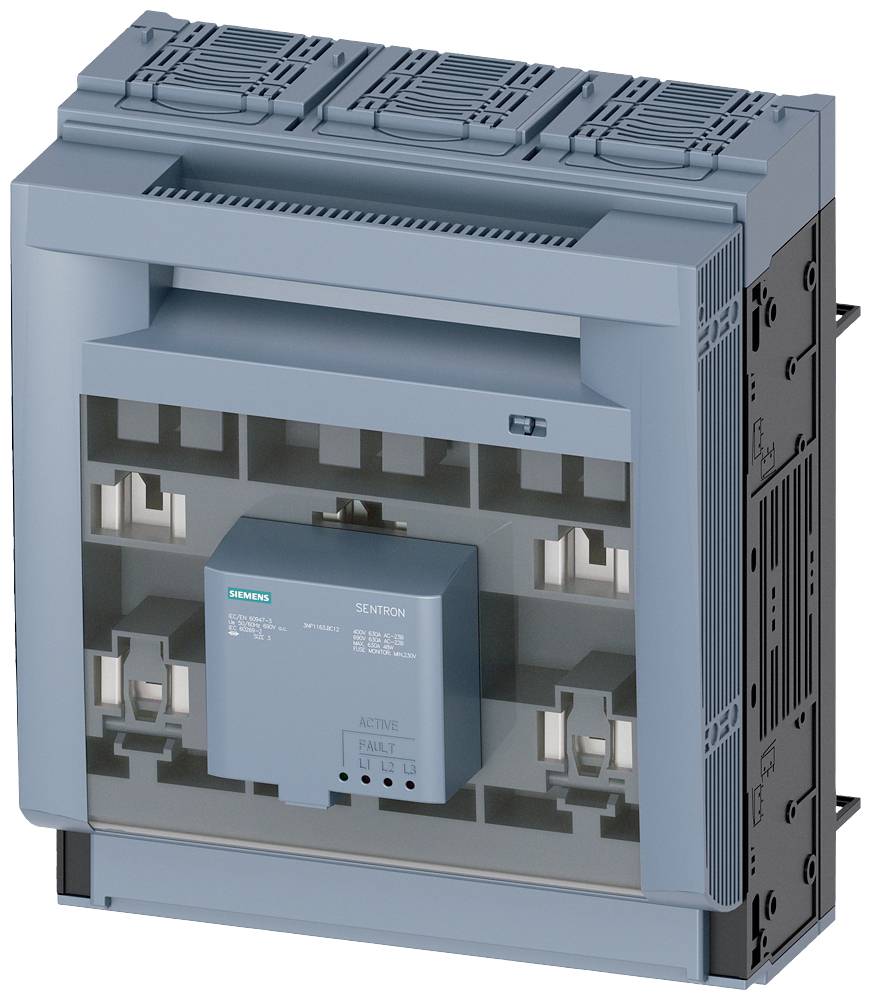 Siemens 3NP11631BC12 Rozłącznik bezpiecznikowy 3 styki 630 A 690 V/AC 1 szt. - obrazek 1