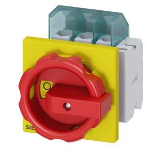 rozłącznik izolacyjny czerwony, żółty 3 styki 16 mm² 25 A 1 NO, 1 NC 690 V/AC Siemens 3LD21031TP53 - obrazek 1