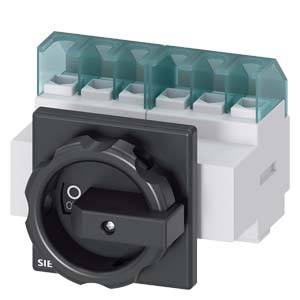 rozłącznik izolacyjny czarny 6 styków 16 mm² 25 A 690 V/AC Siemens 3LD21033VK51 - obrazek 1