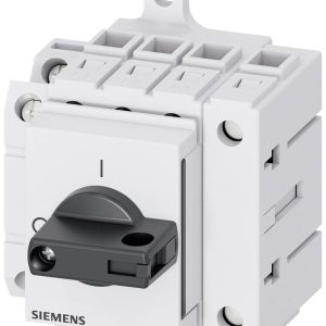 rozłącznik izolacyjny czarny 4 styki 16 mm² 63 A 1 NO, 1 NC 690 V/AC Siemens 3LD34301TL11 rozłącznik izolacyjny czarny 4 styki 16 mm² 63 A 1 NO, 1 NC 690 V/AC Siemens 3LD34301TL11