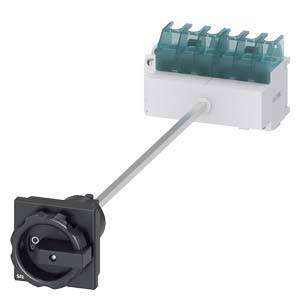rozłącznik izolacyjny czarny 6 styków 16 mm² 25 A 1 NO, 1 NC 690 V/AC Siemens 3LD21134VP51 - obrazek 1