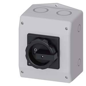 rozłącznik izolacyjny czarny 6 styków 16 mm² 25 A 690 V/AC Siemens 3LD21653VB51 - obrazek 1