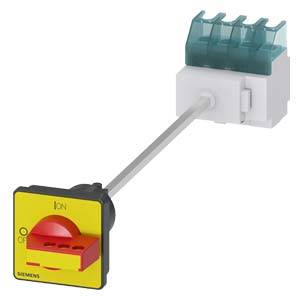 rozłącznik izolacyjny czerwony, żółty 4 styki 16 mm² 32 A 690 V/AC Siemens 3LD22171TL13 - obrazek 1