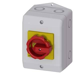 rozłącznik izolacyjny czerwony, żółty 4 styki 16 mm² 32 A 690 V/AC Siemens 3LD22641TC53 - obrazek 1