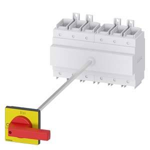 rozłącznik izolacyjny czerwony, żółty 6 styków 185 mm² 160 A 690 V/AC Siemens 3LD23183VK13 - obrazek 1
