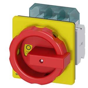 rozłącznik izolacyjny czerwony, żółty 3 styki 35 mm² 63 A 1 NO, 1 NC 690 V/AC Siemens 3LD25041TP53 - obrazek 1
