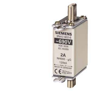 Siemens 3NA38026 Bezpiecznik użytkowy Rozmiar bezpiecznika = 0 2 A 690 V 3 szt. - obrazek 1