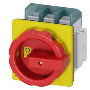 rozłącznik izolacyjny czerwony, żółty 3 styki 50 mm² 100 A 1 NO, 1 NC 690 V/AC Siemens 3LD27041TP53 - obrazek 1