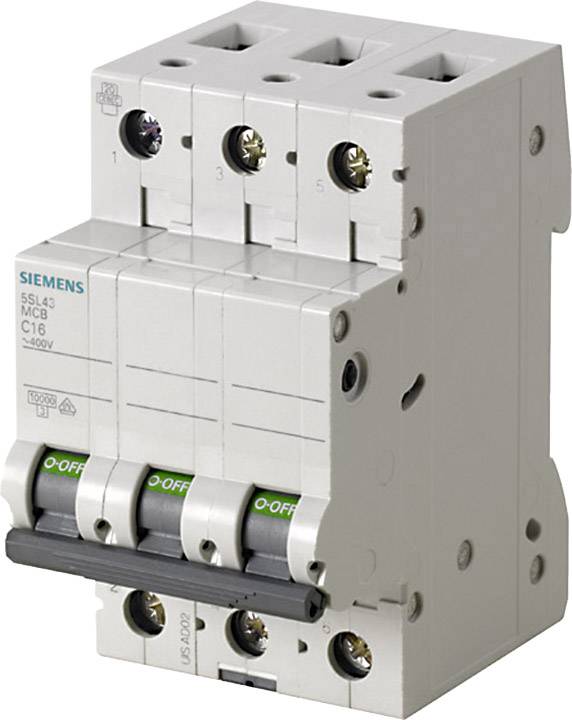 Siemens 5SL43158 5SL4315-8 Wyłącznik automatyczny 3 styki 1.6 A 400 V - obrazek 1