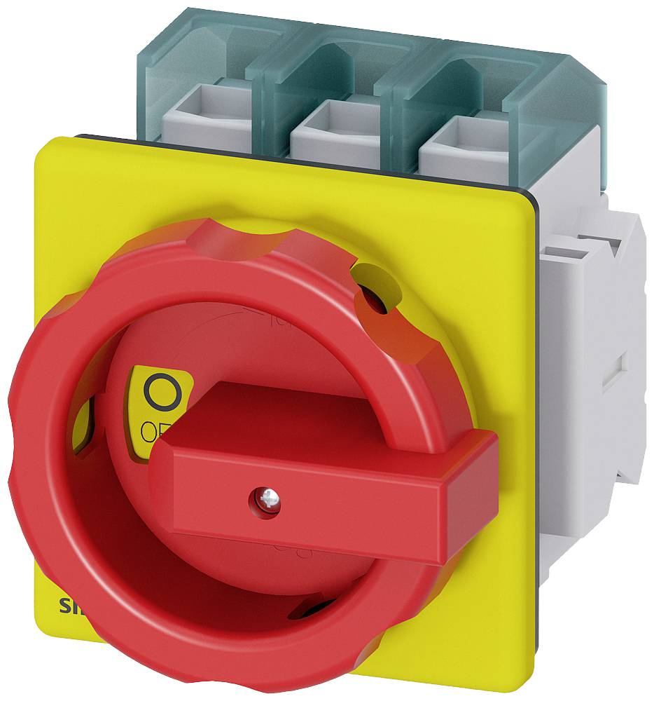 rozłącznik izolacyjny czerwony, żółty 3 styki 50 mm² 125 A 1 NO, 1 NC 690 V/AC Siemens 3LD28041TP53 - obrazek 1