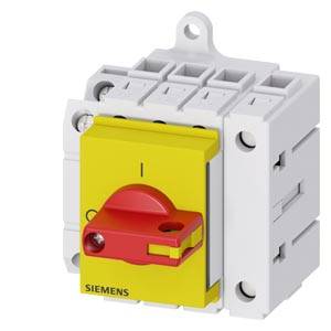rozłącznik izolacyjny czerwony, żółty 4 styki 16 mm² 16 A 1 NO, 1 NC 690 V/AC Siemens 3LD30301TL13 - obrazek 1
