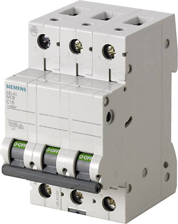 Siemens 5SL43028 5SL4302-8 Wyłącznik automatyczny 3 styki 2 A 400 V - obrazek 1