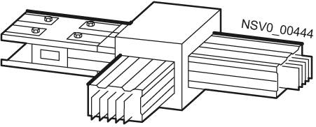 Siemens BVP:261798 BD2A-400-TL Zmiana kierunku aluminium szary błyszczący 205 mm² 400 A 690 V/AC 1 szt. - obrazek 1