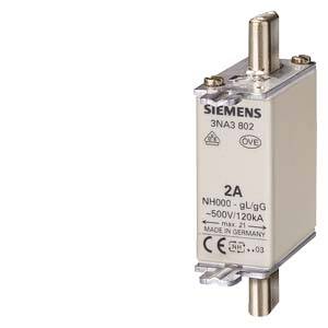 Siemens 3NA38328 Bezpiecznik użytkowy Rozmiar bezpiecznika = 0 125 A 400 V 3 szt. - obrazek 1