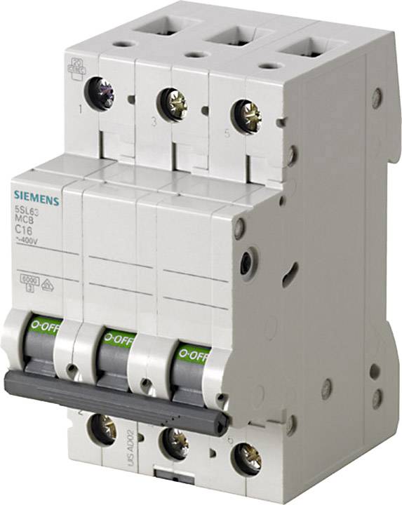 Siemens 5SL63066 5SL6306-6 Wyłącznik automatyczny 3 styki 6 A 400 V - obrazek 1