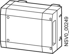 Siemens BVP:034265 Skrzynka BD01-AK1X/odprowadzenie Siemens S18 Kaseta odpływowa szary błyszczący 16 mm² 35 A 400 V/AC 1 - obrazek 1