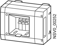 Siemens BVP:034266 BD01-AK1M1/A161 Kaseta odpływowa szary błyszczący 16 mm² 16 A 400 V/AC 1 szt. - obrazek 1