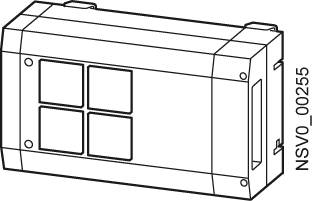 Siemens BVP:034277 BD01-AK2X/4SD16 3S14 Kaseta odpływowa szary błyszczący 16 A 230 V/AC 1 szt. - obrazek 1