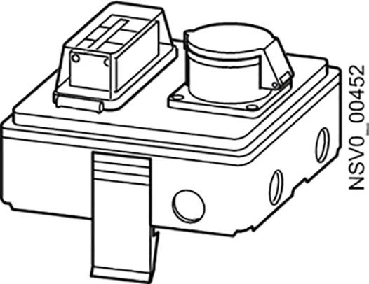 Siemens BVP:047283 BD2-AK1/CEE165A163 Kaseta odpływowa szary błyszczący 3 styki 16 A 400 V/AC 1 szt. - obrazek 1
