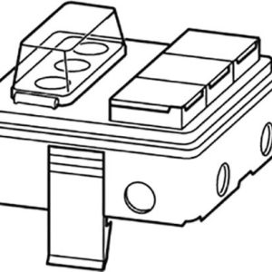 Siemens BVP:047284 BD2-AK1/3SD16 3S14 Kaseta odpływowa szary błyszczący 3 styki 16 A 230 V/AC 1 szt.