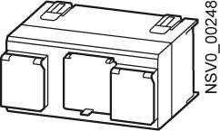 Siemens BVP:085096 BD01, AK02M0/2SD16 3A161 Kaseta odpływowa szary błyszczący 16 A 230 V/AC 1 szt. - obrazek 1