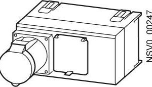 Siemens BVP:090170 BD01, AK02M0/CEE16 3A161 Kaseta odpływowa szary błyszczący 16 A 230 V/AC 1 szt.