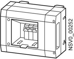 Siemens BVP:203098 BD01-AK1M1/A101 Kaseta odpływowa szary błyszczący 16 mm² 10 A 400 V/AC 1 szt. - obrazek 1