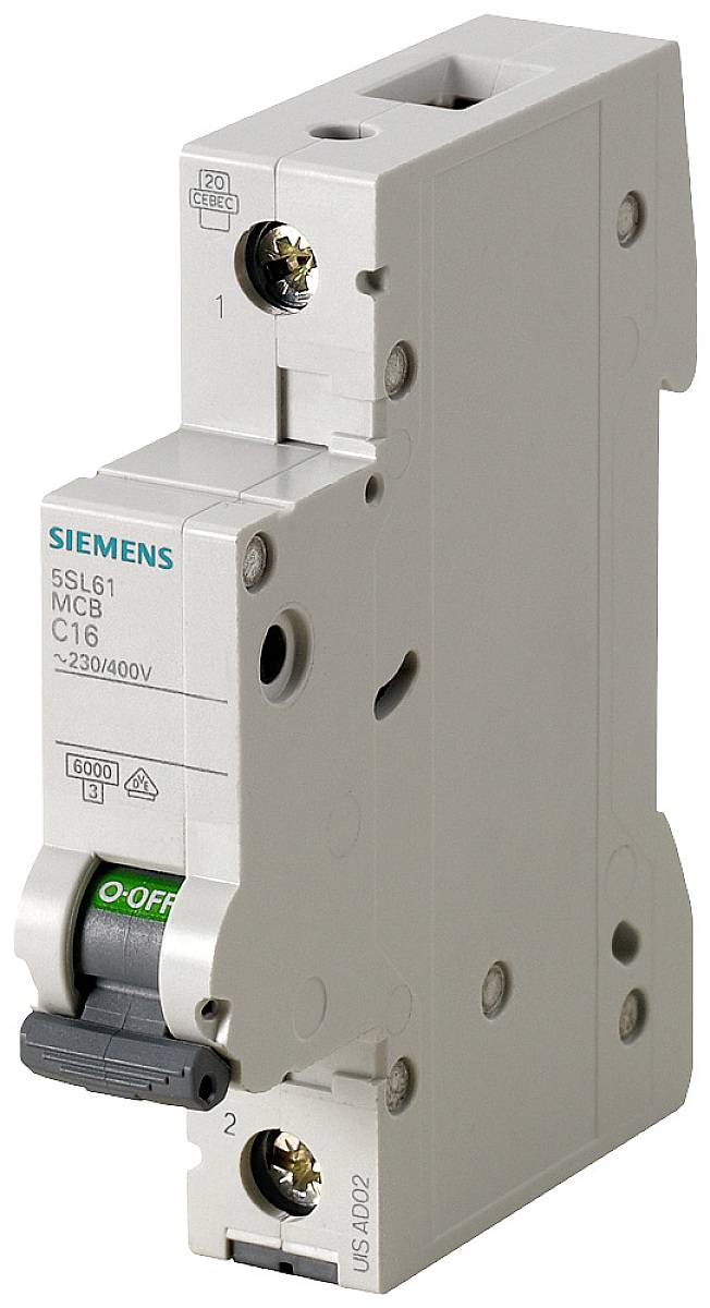 Siemens 5SL61087 5SL6108-7 Wyłącznik automatyczny 8 A 230 V, 400 V - obrazek 1