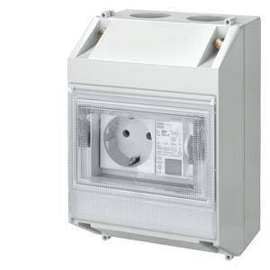 Siemens Osprzęt elektroinstalacyjny Gniazdo elektryczne Delta 5SZ9216 1 szt. - obrazek 1