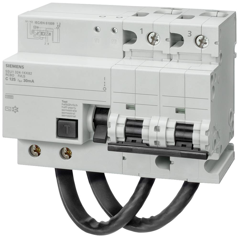 Przełącznik Siemens 5SU16246KK82 125 A 0.3 A 230 V - obrazek 1